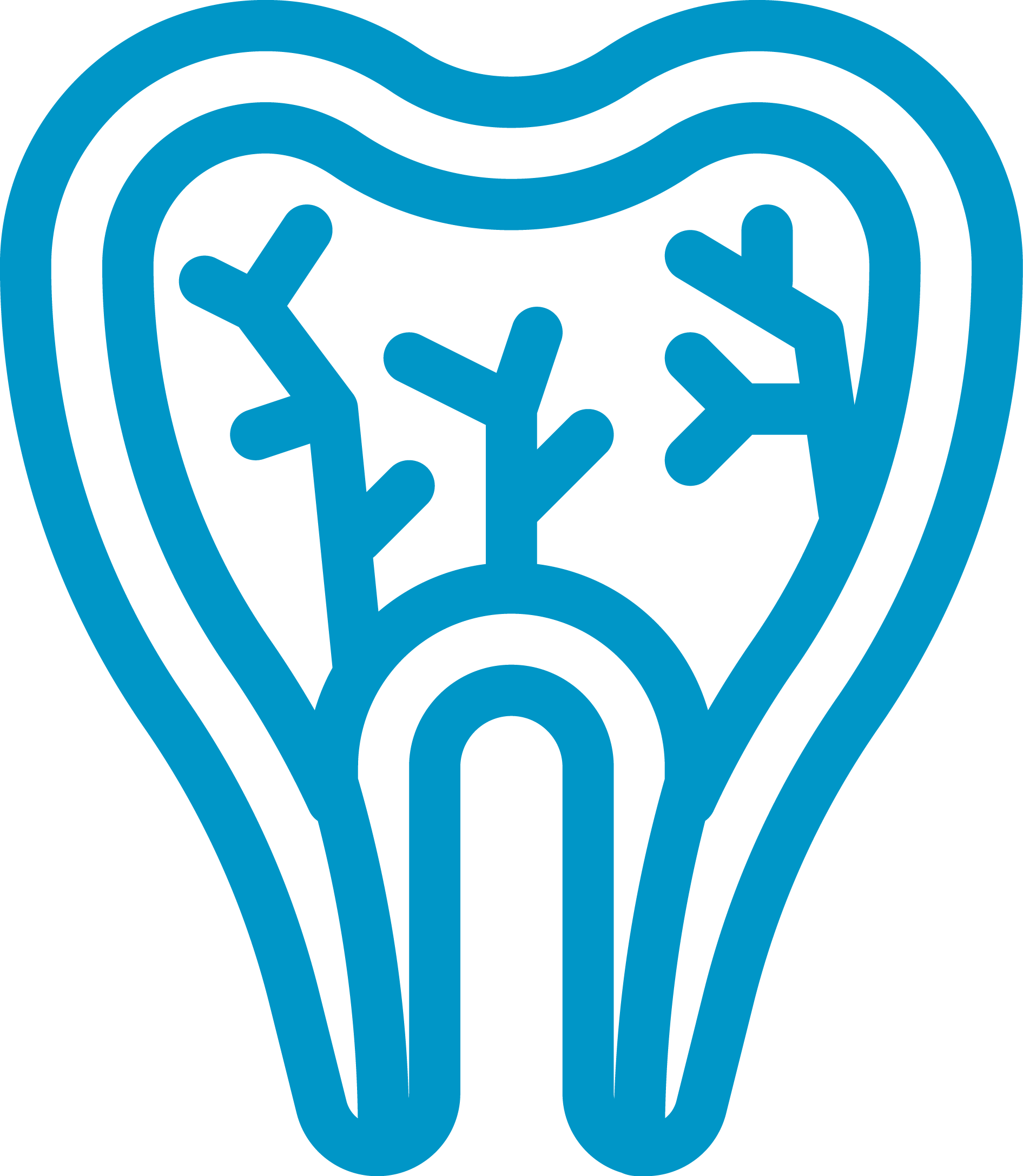 Ošetření kořenových kanálků